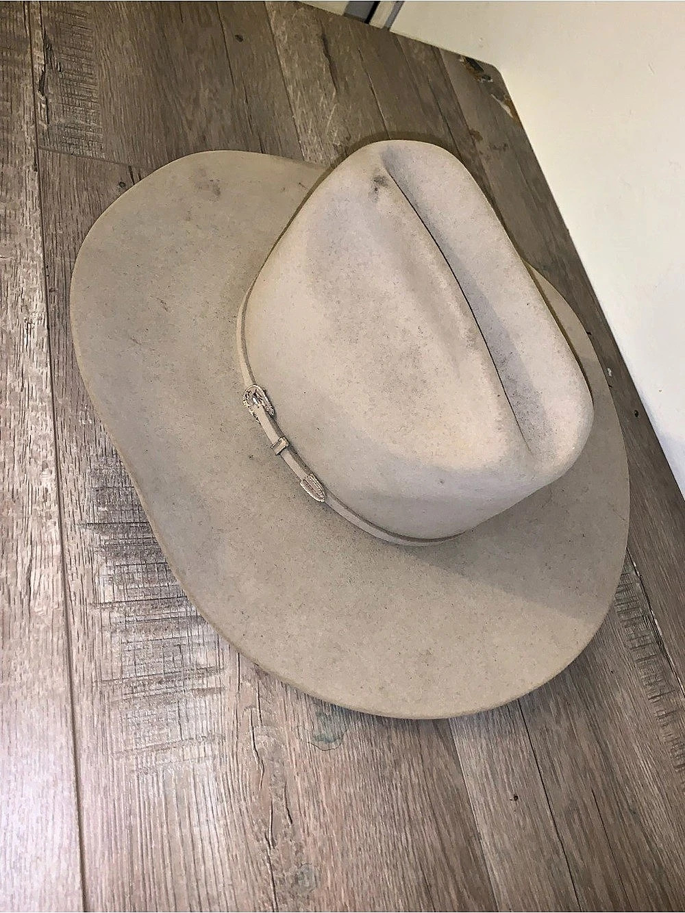 Stetson Skyline 6X Felt Cowboy Silverbelly Hat, Men's Size 7 1/2